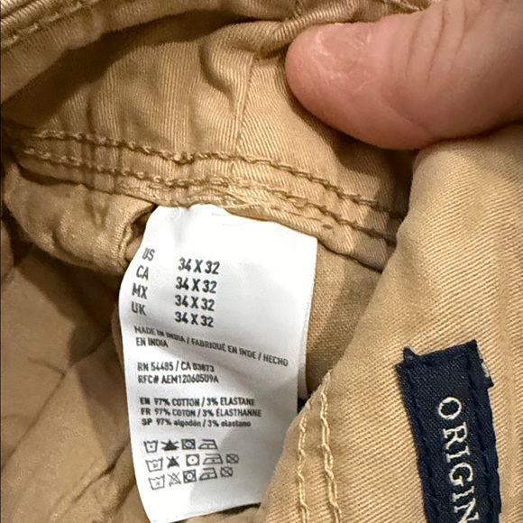 American Eagle Outfitters Men's Khaki Chinos - Picture 6 of 6